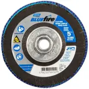 Norton 66623399192 5x5/8-11” BlueFire R884P ZA Type 29 Flap Discs 80 Grit 10 pk