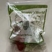 McDonald Happy Meal Toy Snoopy World Peanuts Beagle Scout Light Up Torch 2018