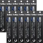 Artline Signature Rollerball Pen 0.7mm Refills (Black) [12 Pack Bulk]