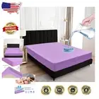 Comfortable Fitted Sheet Style Mattress Protector - California King & Waterproof