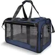 MEDIUM SOFT CAT CARRIER for LARGE LB CAT VENTILATED PET BAG FOR TRAVEL COLORS