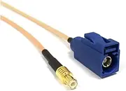 ROBAUN 1PC C Male Female to MCX Jack Plug Straight Pigtail Cable Adapter RG316 15cm 6inch/30cm/50cm(Type2,100cm)
