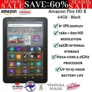 Amazon Fire HD 8 2022 Android Tablet (64GB, Denim), Android Tablets, Laptops &