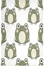 GAIREG Frogs Cute Green Kitchen Rags and Towels Set, 28x18 Decorative Quick Dry Dish Towel, Set of 6