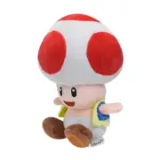 (NEW/UNOPEN) Red Toad Super Mario Bros. 6" Plush Plushie Toy Figure Kids Gift