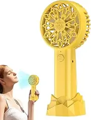 Hand Held Fan - Powerful Adjustable USB Hand Fans | Multi Functional Outdoor Cooling Equipment for Camping Beach Daily Commuting Travel Indoor