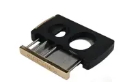 Montecristo V-Cut, Double Blade & Cigar Punch Matte Black & Gold, New In Box