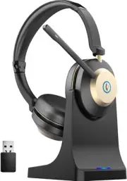 Wireless Headset-V5.3 Bluetooth Headphones with Microphone