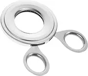 VINTORKY Stainless Steel Shell Opener Metal Egg Crackers Separator Egg Opener Topper Egg Separator Egg Topper Remover Egg Tool for Raw Eggs Whisk Quail Eggs Boiled Eggs 430 Stainless Steel