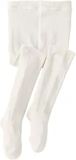 [Jefferies Socks] Little Girls' Seamless Organic Cotton Tights
