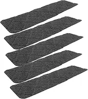 CANIGHT Self-Adhesive Stair Treads for Wood Steps 5 Pack Stair Runners Rug Non-Slip Carpet for Indoor