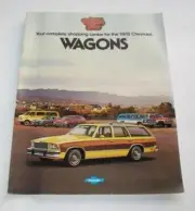 1978 CHEVROLET STATION WAGONS ORIG DEALER SALE BROCHURE CAPRICE MALIBU MONZA SUB