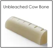 GeetarGizmos UNBLEACHED Bone Slotted Nut handmade for MARTIN Guitars