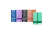 5pc Colourhide Writing Notebook w Ruler A5 School Stationery 200-Pages Assorted
