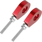 LOORGVEL 2pcs Atv Chain Tensioner Axle Adjuster Motorcycle Chain Adjuster Tools for Enhanced Riding Safety Compatible with Various Offroad Motorcycles