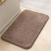 Non Slip Bath Mat Super Thick Fluff Fiber Rug Bath Mats Comfortable and Soft Bathroom Carpet Non-Slip Absorbent Rug Foot Mat Shower Room Doormat Non Slip Mat (Color : PD-A002, Size : 60x110cm)