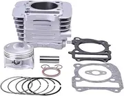 Motorcycle Cylinder Head Overhaul Mat Piston Rings Gasket Top End Kit Assembly for SU/ZU.KI DR200 DR200S DR200SL 2015-2017 DR 200