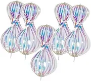 5pieces Rainbow Twirler Stick Dazzle Stick for Magical Fun ABS Rainbow Twirlermagic Rainbow Spinners Wands Sticks Twirls