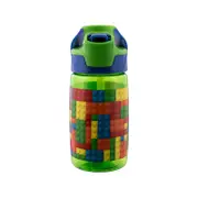 Avanti YumYum Kids Auto Spout Tritan Bottle 450ml Building Blocks