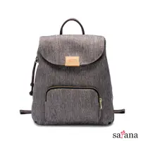 在飛比找momo購物網優惠-【satana】Denim 時尚束口後背包(麻花棕★新品★)