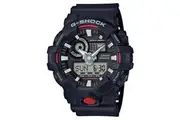 Casio G-Shock GA-700-1A Men's Watch (Black & Red) (2Y Replacement Warranty) GA700-1A
