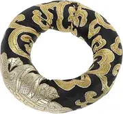 Kisangel Buddhist Singing Bowl Cushion Pad Vintage Design Durable Protective Mat for Bowls Buddhist Practitioners