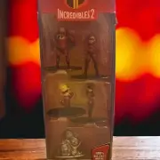 Disney Pixar Incredibles 2 Nano Metalfigs 2” Diecast Figure 5 Pack Jada 2018 NEW