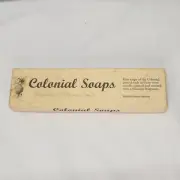 Vintage Colonial Soaps 3 Scented Bars Bayberry Wildflower Lemon Eastern National