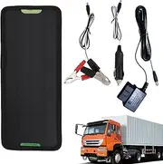 12v Solar Charger - Solar core Car Charger, Car Solar Panel | Compact Solar Battery Charger USB, Solar Charging Panel Parked Vehicles, Solar Charger for Parked Car Battery Maintenance