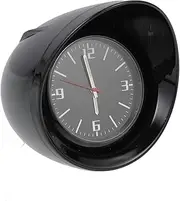 Generic 1 Set Car Clock Dash Stick Clock Clock Automotive Battery Clock Cars Car Interior Clock Mini Desktop Clock Car Refit Clock Car Mini Clock Zinc Alloy Shell Black