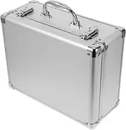 STOBAZA Heavy Duty Toolbox Aluminum Alloy Case Tool Organizer for Cars Electricians Mechanics Secure Lock Comfort Grip