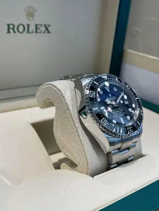 ROLEX  勞力士  DEEPSEA  D-Blue 136660 漸層藍面水鬼王 3900米潛水深度 全新改版款 配戴舒適度再升級