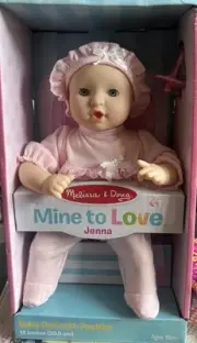 Melissa & Doug Mine To Love Jenna Doll With Pacifier New