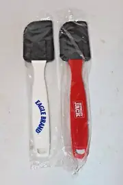 Advertising Spatula/Scraper Eagle Brand & Hungry Jack Lot of 2 New