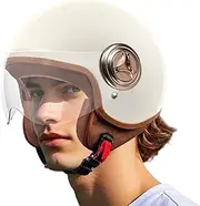 Adult Bike Helmet | Open Face Half Biker Helmet - Skate Skateboarding Protective Gear for Commuting Road Cycling Mountain Racing Karting Snowboarding