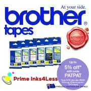 3x Brother Genuine TZ131 TZE131 TZE-131 12mm Black on Clear Laminated Tape 8 m