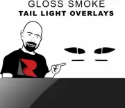 Rtint Tail Light Tint Overlay for Porsche Cayenne 2015-2018 - Gloss Smoke
