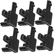 PLAFOPE 6pcs Aluminum Extrusion Corner Bracket Way Aluminum Profile Connector Stable Practical Design for CNC Plasma Cutters Workstations European Standard