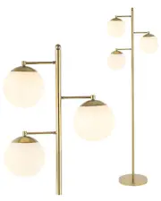 JONATHAN Y Ellie 66in 3-Light Modern Vintage Iron LED Floor Lamp