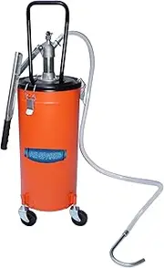 V16W Bucket Oil Pumps With Wheels Portable Pumps Complete With In-Built