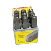 Ch Hanson Standard Steel Hand Stamp Set, 1/4 In, Number Set - 1 per ST - 20581