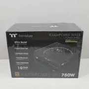 Thermaltake Toughpower GF1 750W 80 Plus Gold Power Supply PSU, Black, Brand New!