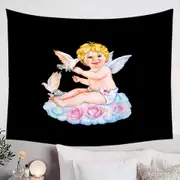 Cute Angel Baby Cupid Tapestry