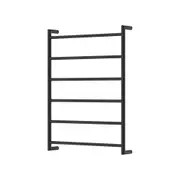 600*800*100mm Kaya Matte Black Stainless Steel Heated Towel Rail