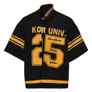 [kolor] Asymmetrical Varsity Jersey Tee
