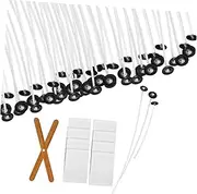 1 Set DIY Candle Making Kit with Candle Wicks Wick Stickers and Holders for Home Birthday Party Crafting Essential Supplies for