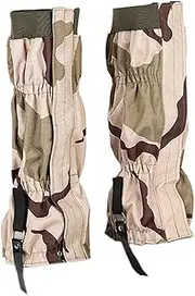 ccuzs Hiking Leg Gaiters, Protective Calf Covers, Sandproof Leg, Lightweight Breathable Fabric Ideal for Hiking, Hunting, Cycling, Snow, and Farm Work, 17.72 Inches, multi-coloured, single attribute