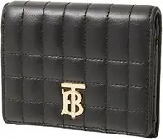 [BURBERRY] 8062372 LS LOLA CMPT Wallet QXC Women's Trifold Wallet, Black/Light Gold, Black/Light Gold, ワンサイズ