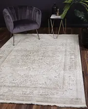 Cordelia Vintage Medalion Beige Rug