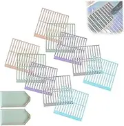 Ruler for Diamond Art, Diamond Dot Drill Alignment Tool for Partial Kits Full Drill, DIY Diamonds Painting Ruler Tools, Diamonds Spot Art Colouring Tool Compatible with Round Canvases(10pcs)